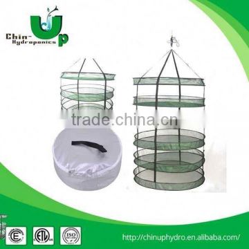 indoor hanging herb drying net rack/ plant grows drying net/ stackable drying rack