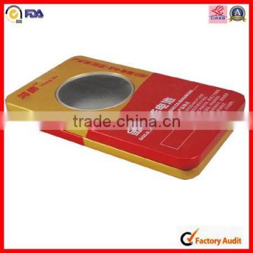 factory price rectangle charger tin box