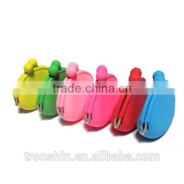 made in china silicone rubber change purse