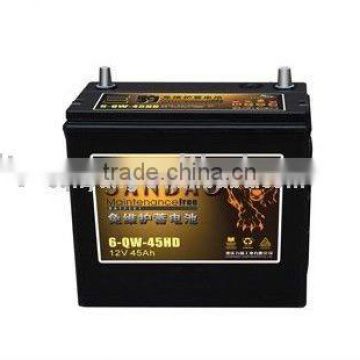 Dry Charged car battery 6-QA- 45AH