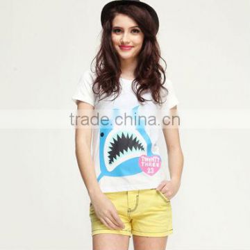 2013 lastest women t shirt with printing