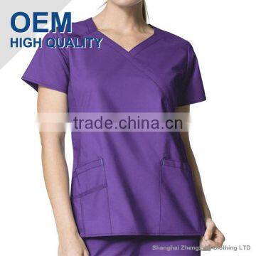 Purple Nurse Medical Uniform Scrub For Adults