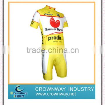 2013 New design pro team cycling wear with coolmax fabric