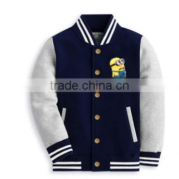 Fashionable winter collared jacket wholesale collared blank printed fleece KM0574