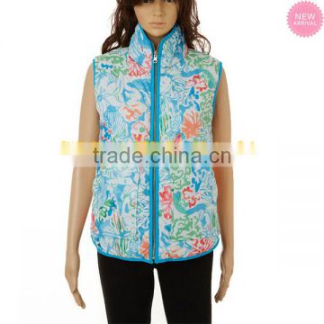 Factory wholesale quilted reversible vest