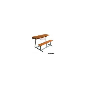 FT-0402 Double Student Desk & Chair,School Furniture