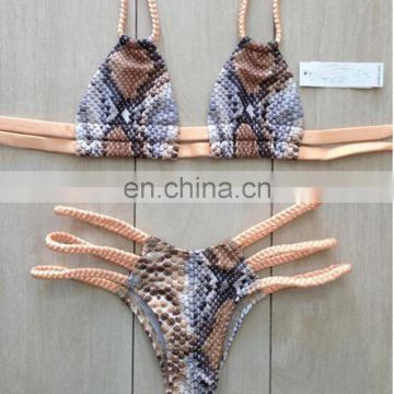 wholesale digital print bikini for beach float suit adult swimwear