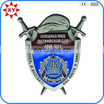 2015 zinc alloy lapel pin liberally metal badge