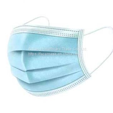 Disposable Non woven 3ply Face Mask with earloop