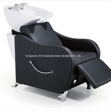 Shampoo Chair salon furniture Fireproof leather barber chaires with footrest ajustable