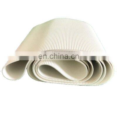 Rough Surface Washboard Pattern White PVC Conveyor Belts for Sealing Machine