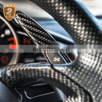 Carbon Pieces Car Steering Wheel Decoration Trim Suitable For McLaren MP4-12C Carbon Fiber Interior