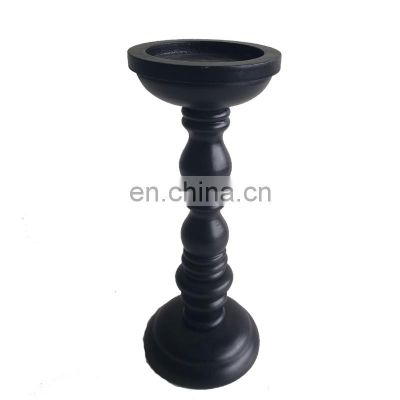 Hot Sell Iron Candle Holder Marble Pillar Home Decorative Metal Candle Stick Holder