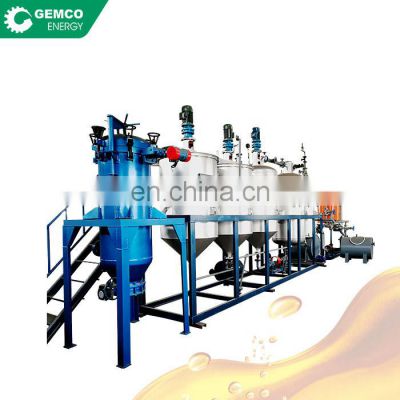 Customized multi-functional mini edible oil refining plant for sale