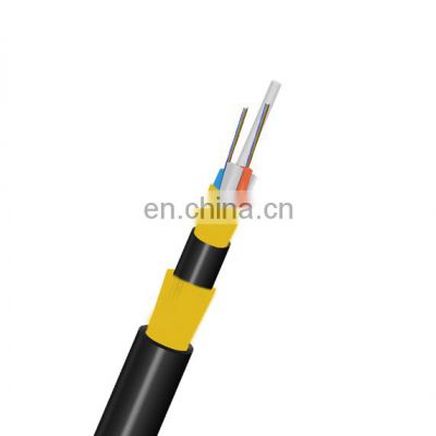 12 core pe sheath  adss cable manufacturer armored adss cable