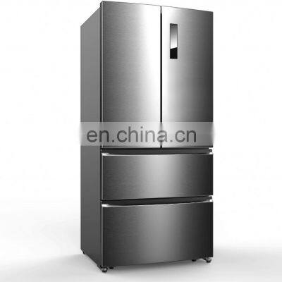 558L No Frost French Door Freezer Refrigerator Hotel Kitchen With Water Dispenser