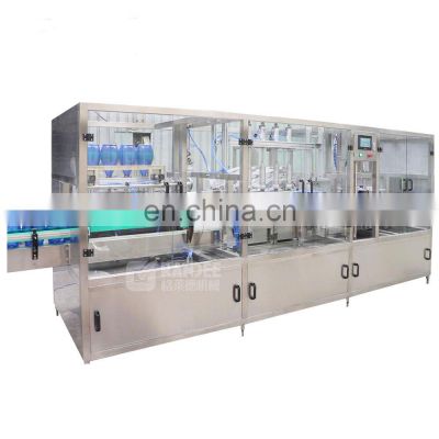 10 litres pure water filling line 3 in 1  water overflow liquid filling nozzle equipment 7 liter bottle water filling machine