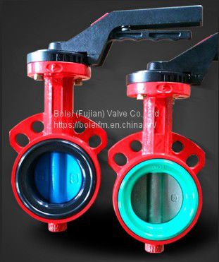 HS30 manual wafer butterfly valve, stainless steel pneumatic butterfly valve