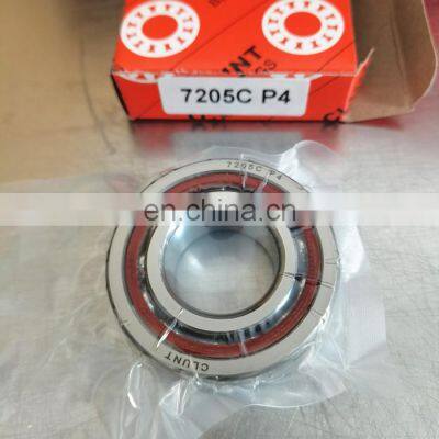 25x52x15 P4 precision angular contact ball bearing 7205C P4 7205AC 7205C/P4 bearing