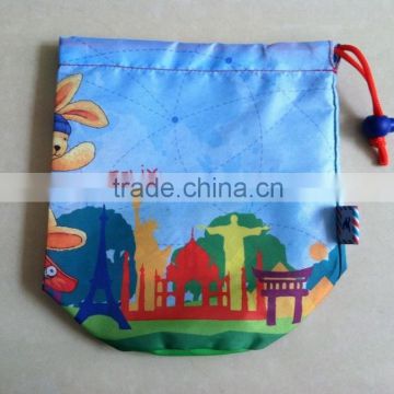 High quality reusable small fabric drawstring bags