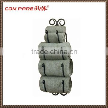 new design factory direct wall mount coner towel rack