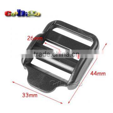 1" Plastic Ladder Lock Slider Buckle Adjustable for Backpack Straps Webbing #FLC468-B