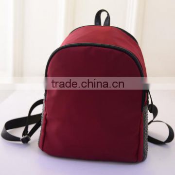 Fashion rivet decorate nylon backpack china factory