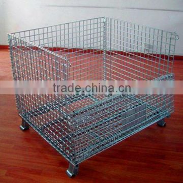 China Anping hot sale good quality wire Storage cage/Warehouse Cage/Wire Mesh Container(factory)