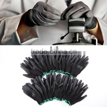 Nylon PU Coated Mechanis Gloves For Worker