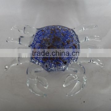 handmade glass crab