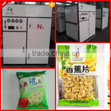 customized low price best quality nitrogen inflation machine for apple & banana chips packing