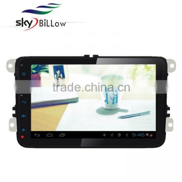 8 inch touch screen in dashboard dvd player with gps navigation for vw cars