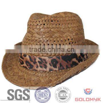 2014 Fashion Paper Hat in Fedora Style