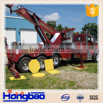 High Strength Portable plastic hdpe outrigger pads/ crane leg support pads china supplier