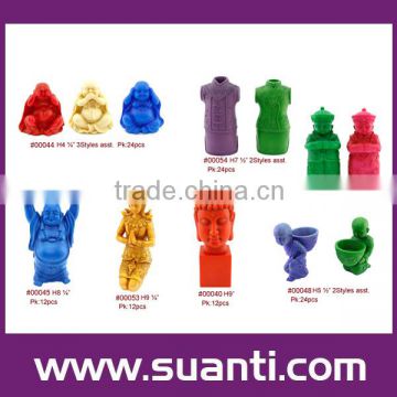 different buddha statues