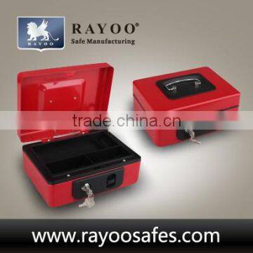 red storage cash box CASH-M01H