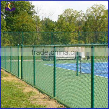 New design pvc coated chain link wire mesh fences for playground