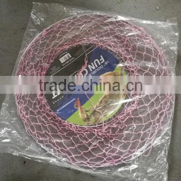 Foldable metal wire mesh fish basket