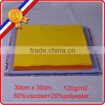Polyester and viscose needle punched non-woven fabric for cleaning dish cloth