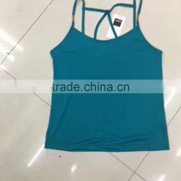 China stocklots ladies summer sleeveless bulk tank top