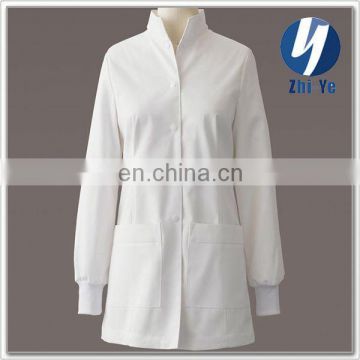 hospital use uniform white fashion lab coat