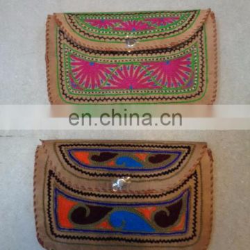 hand EMBROIDERY LEATHER PURESE 50 PCS