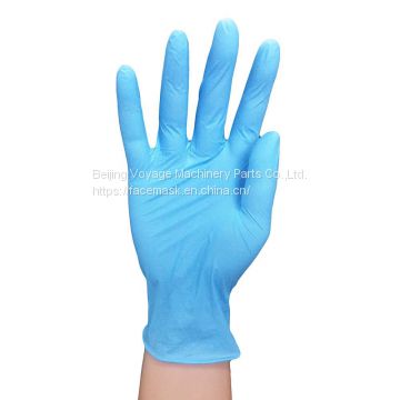 Disposable powder free yellow vinyl gloves/non latex vinyl gloves/examination vinyl gloves