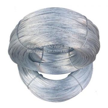 Factory Low Price BWG18 25kgs per roll Hot Dipped galvanized iron wire