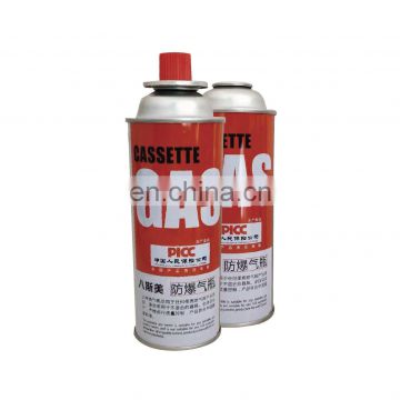 empty butane gas can and empty butane canister 220g
