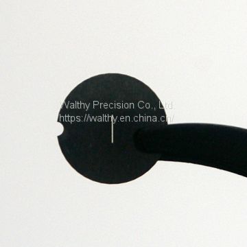 5-10um Wide Blacked Slits for Optical Instruments