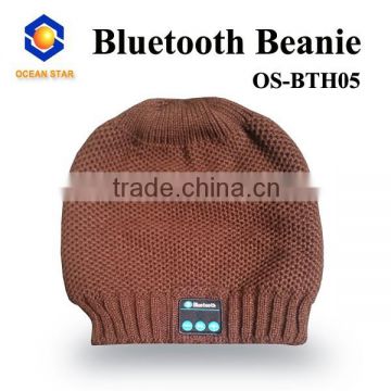 Bluetooth music hat/bluetooth beanie hat/bluetooth warm hat with headphone