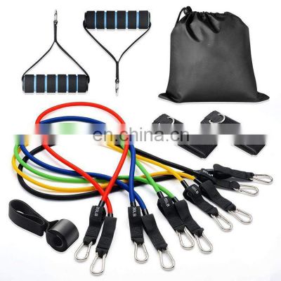 2021 Resistance Bands Pedal Body Home Gym Fitness Training Workout Yoga Elastic Pull Rope Exercise Equipment Set