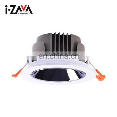 Factory Price Anti Glare Office Recessed 90MM Cut-out 12W 15W COB Led Down Lamp