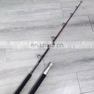 Heavy Duty Fiberglass Deep Sea Fishing Rod Game Trolling Rod with Turbo Guides